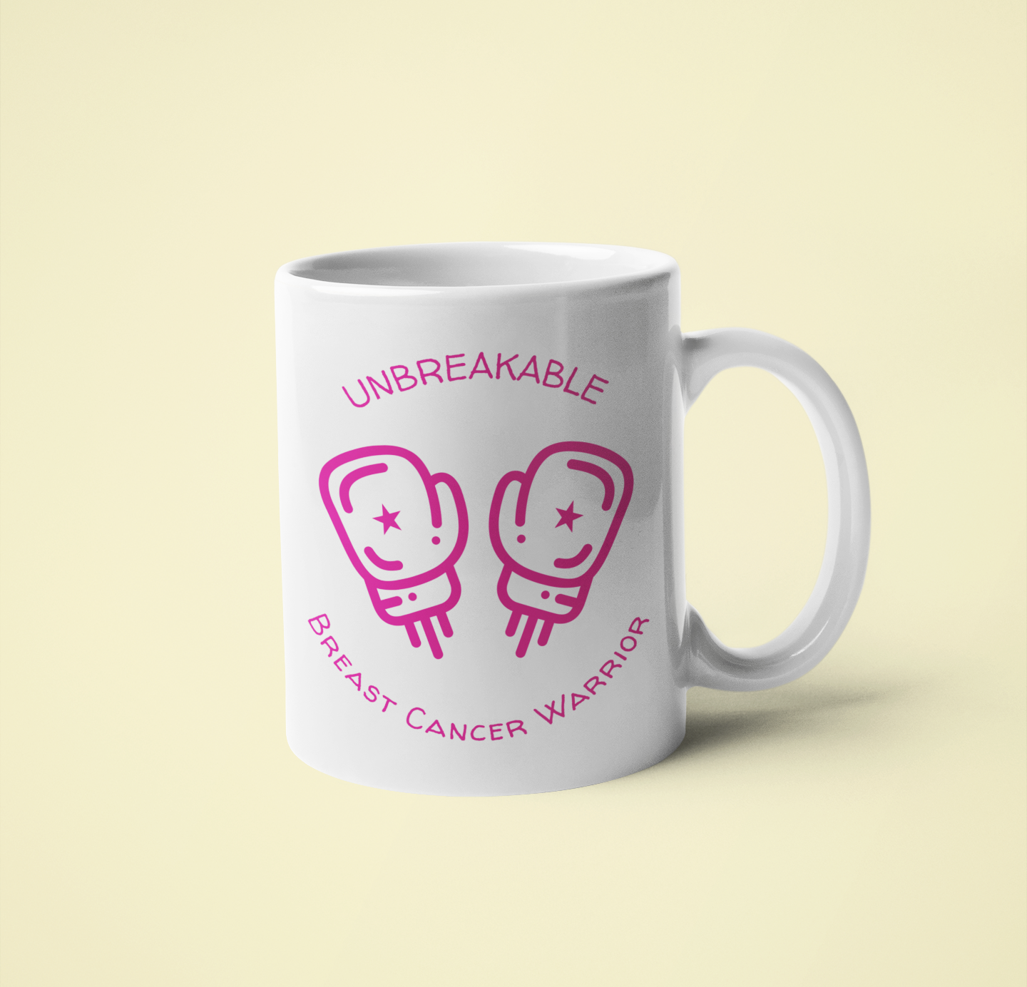 Unyielding Mug for Survivors of Breast Cancer, 11oz