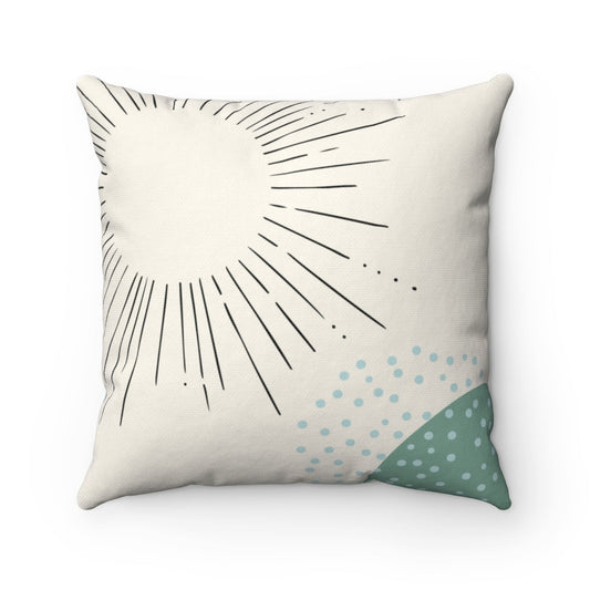 Sunshine Abstract Outline Pillow - 4 Different Sizes for Stylish Home Decor