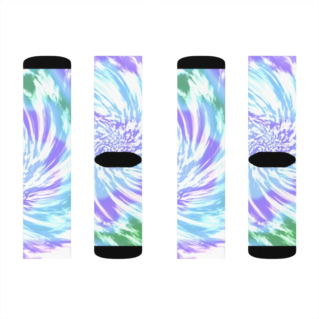 Vibrant Lavender Patterned Socks