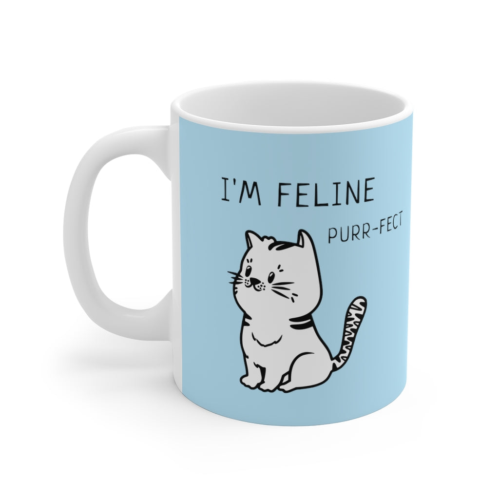Blue Mug for Cat Lovers: The Perfect Feline Addition to Your Morning Routine