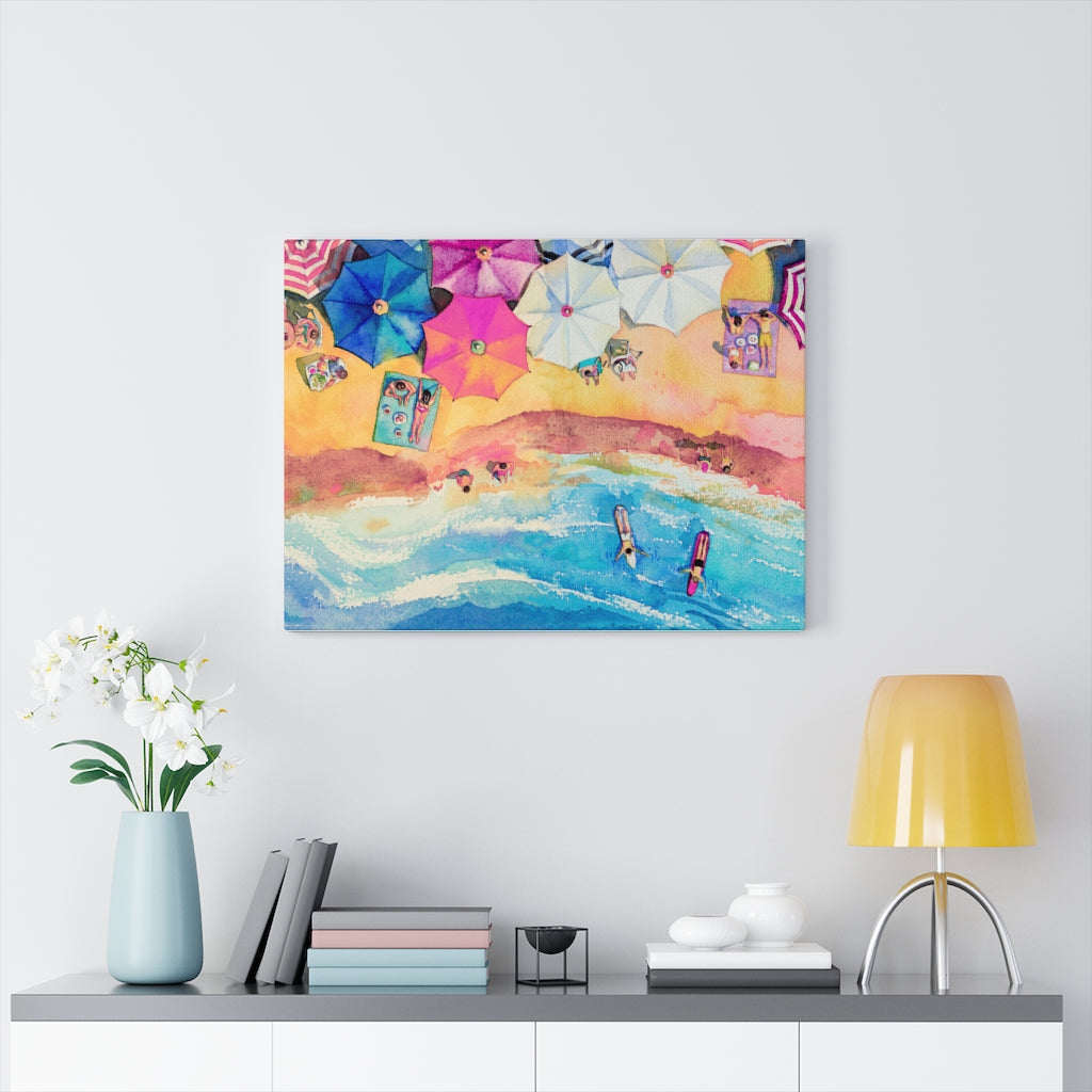 Vibrant Seaside Canvas Gallery Wraps Wall Decor