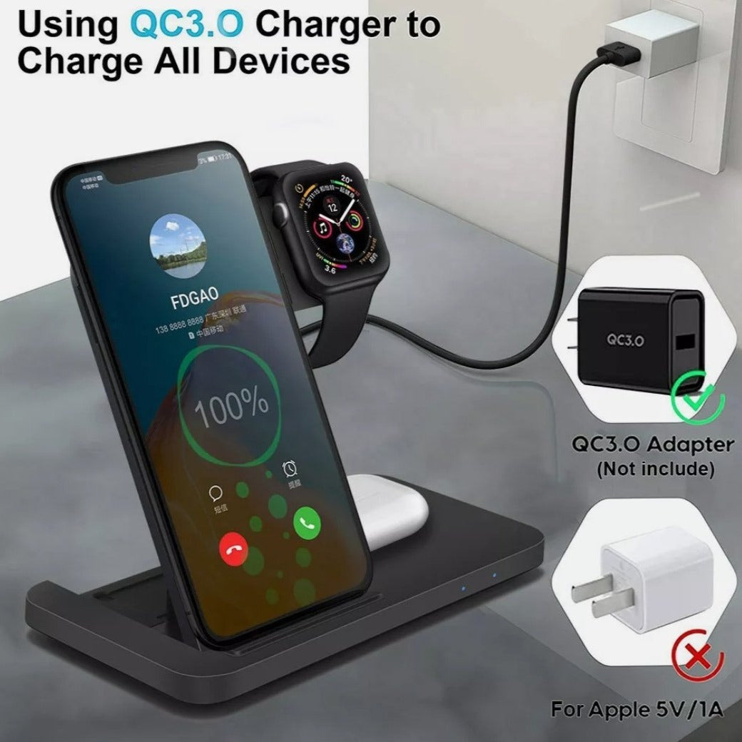 3-in-1 Mobile Phone Charging Station: The Ultimate Ninja Dragon