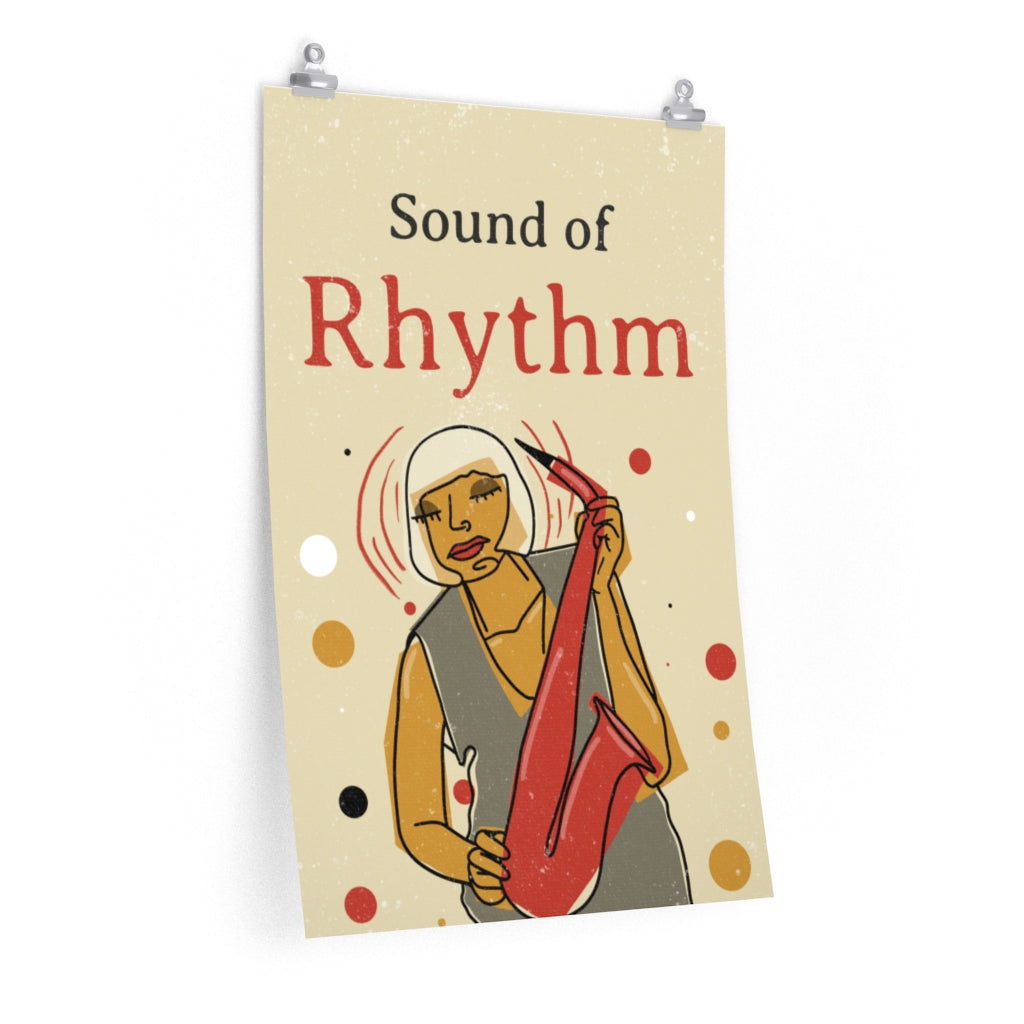 Vintage Jazz Poster: Resonance of Rhythm