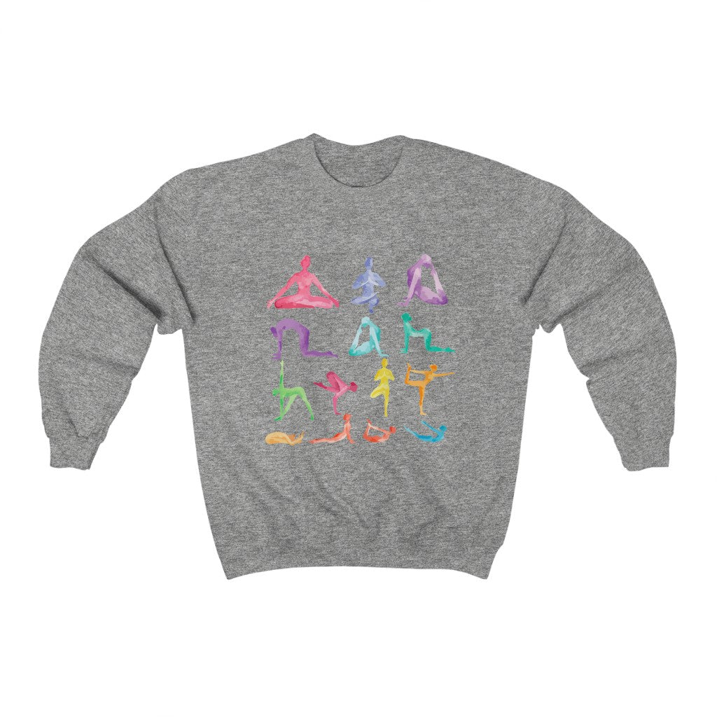 Yoga-Inspired Pullover Sweatshirt