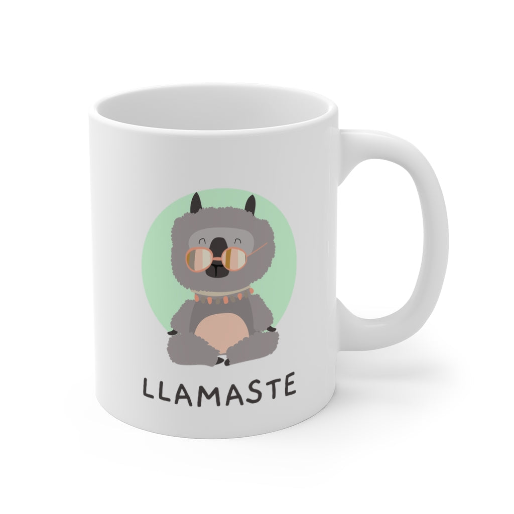 Yoga Mug with LLAMASTE Design