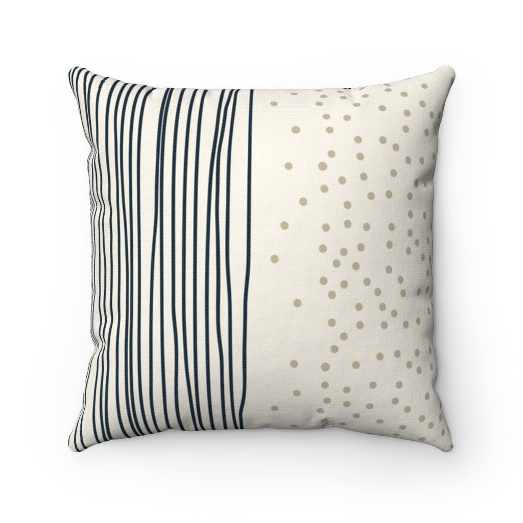Vertical Black Striped Abstract Pillow for Stylish Home Decor - Available in 4 Sizes