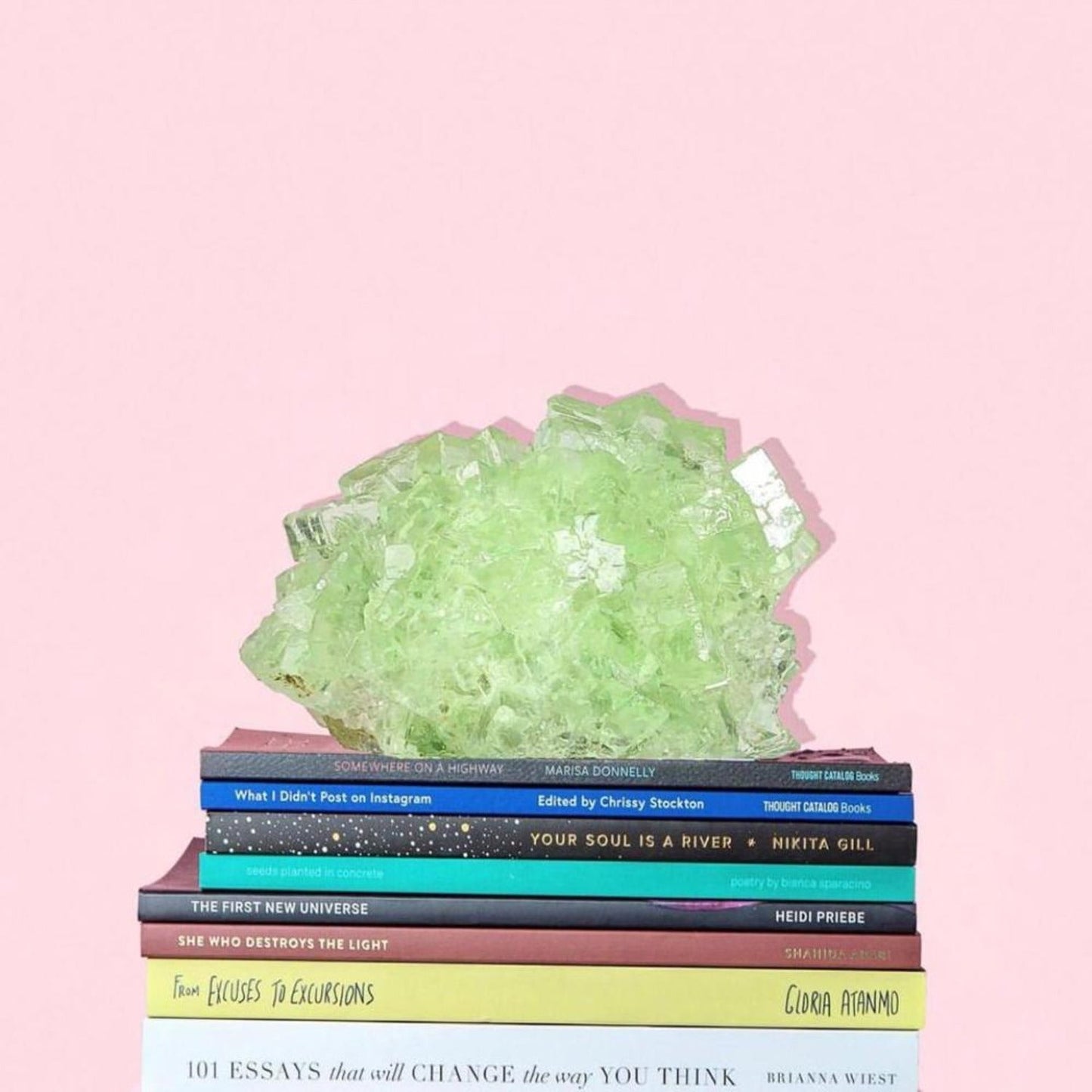 The Healing Power of Natural Green Fluorite Meditation Crystal