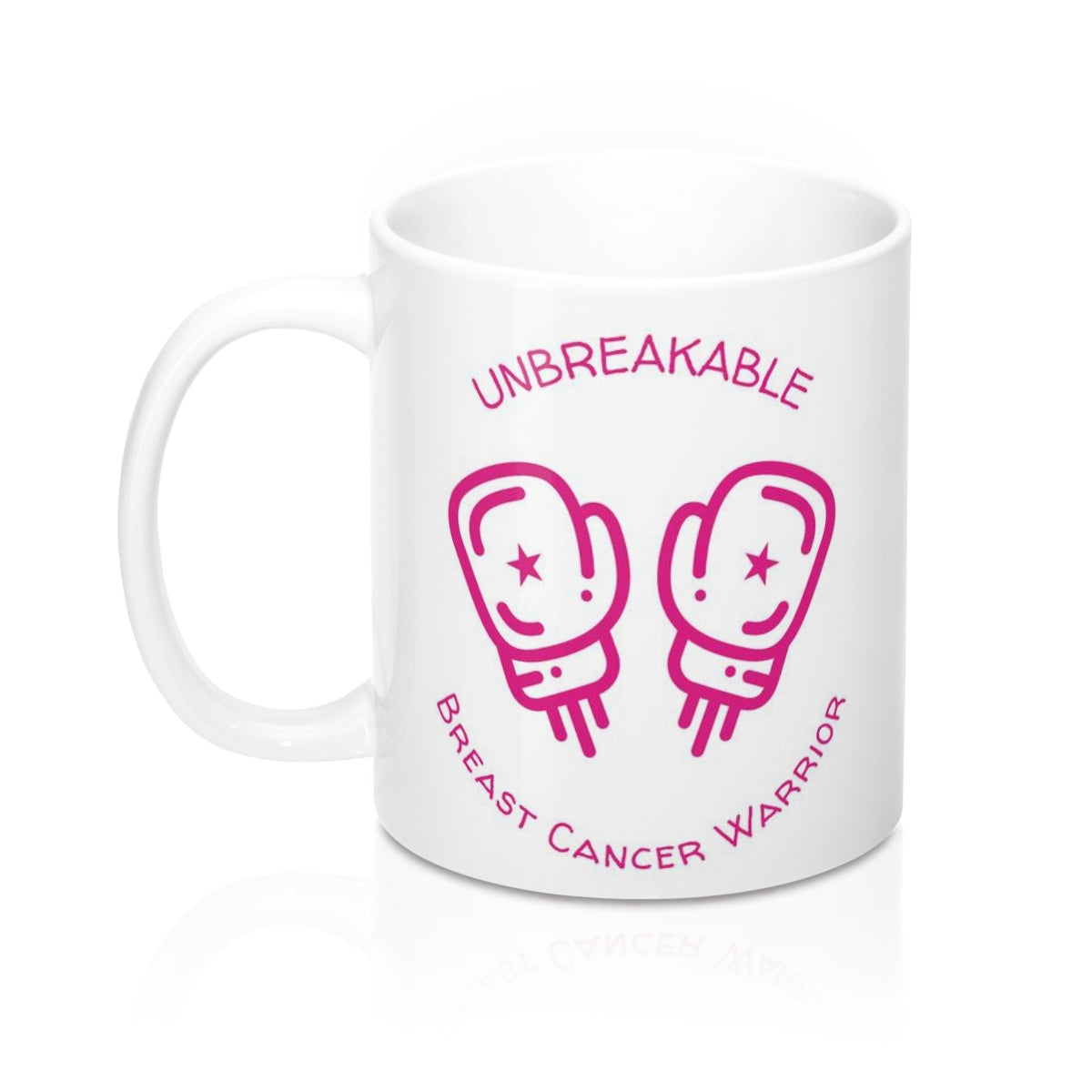 Unyielding Mug for Survivors of Breast Cancer, 11oz