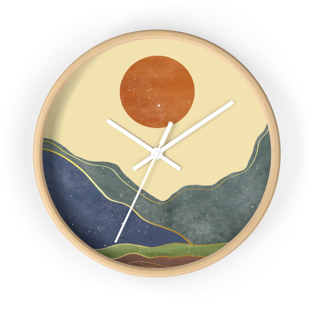 Wall Clock Inspired by the California Sunshine