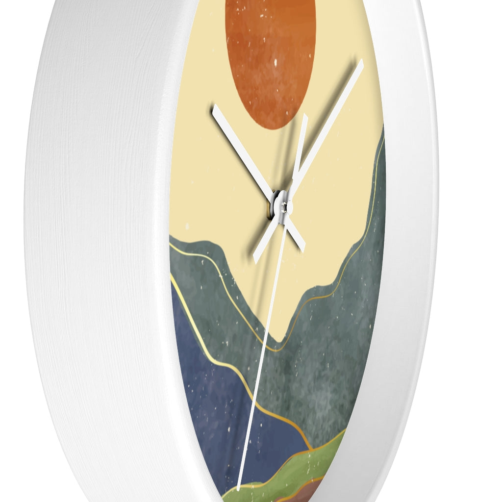 Wall Clock Inspired by the California Sunshine