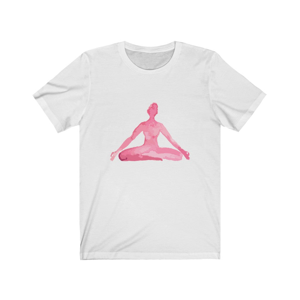 Yoga Print T-Shirt for Meditation Poses