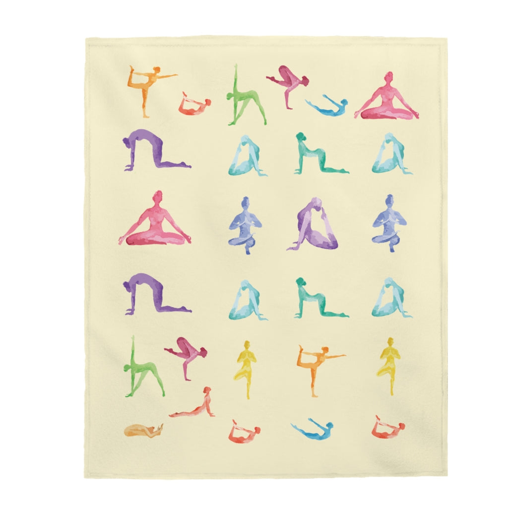 Velveteen Plush Blanket for Yoga Haven