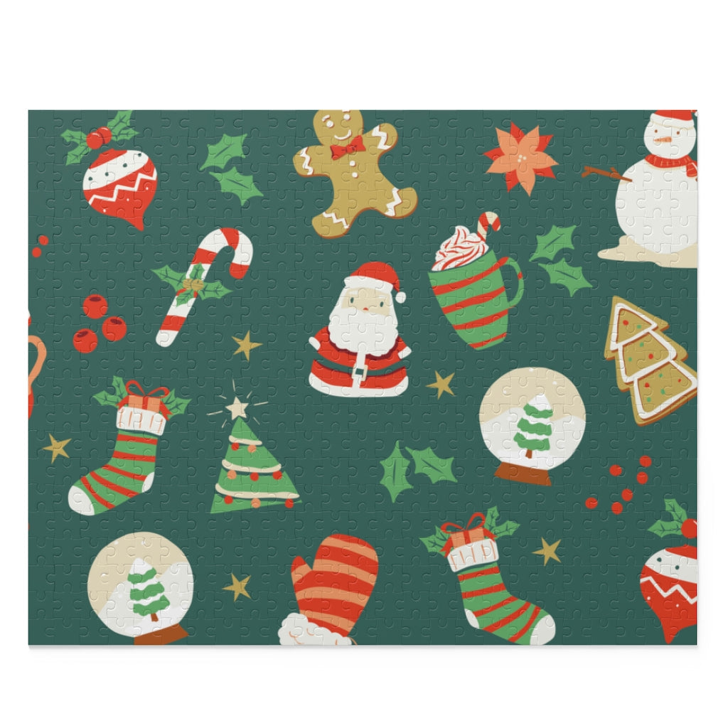 500-Piece Puzzle - Vintage Christmas Scene