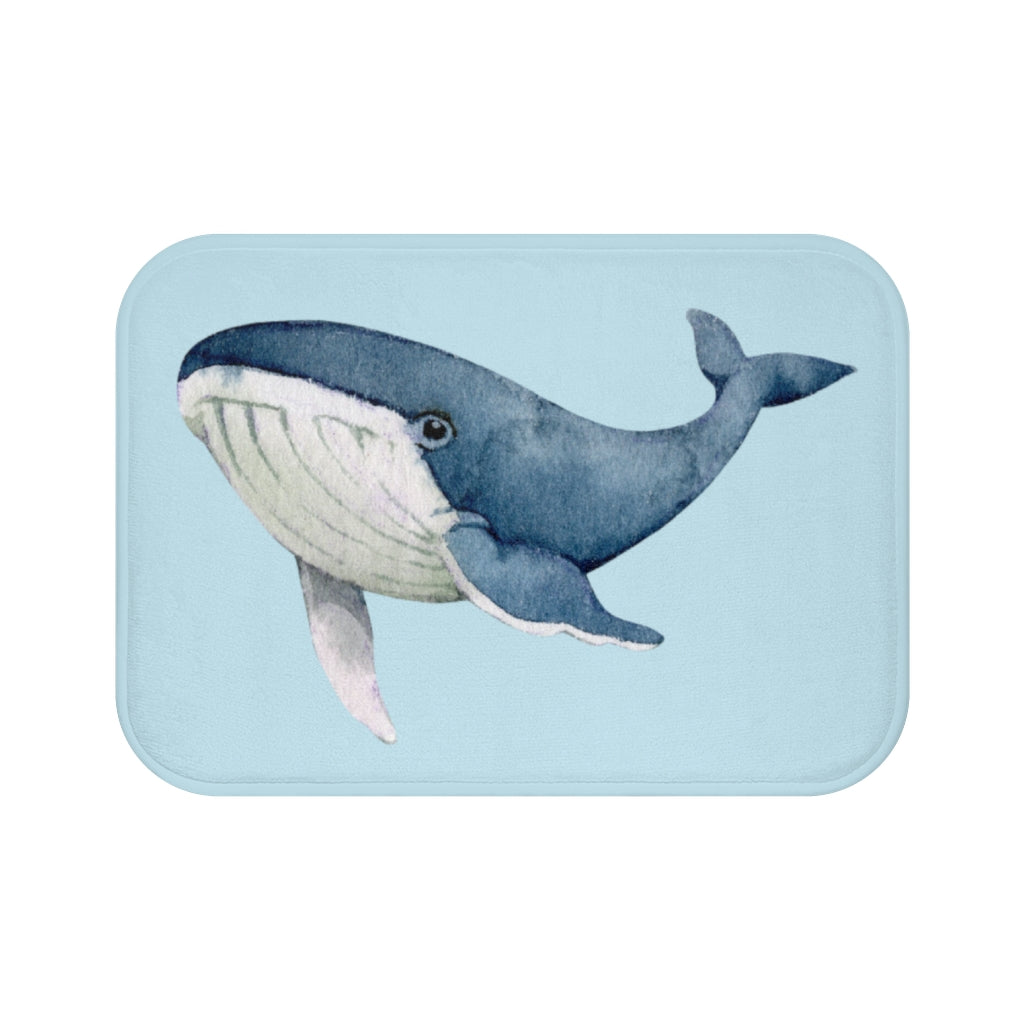 Bath Mat Featuring the Majestic Humpback Whale