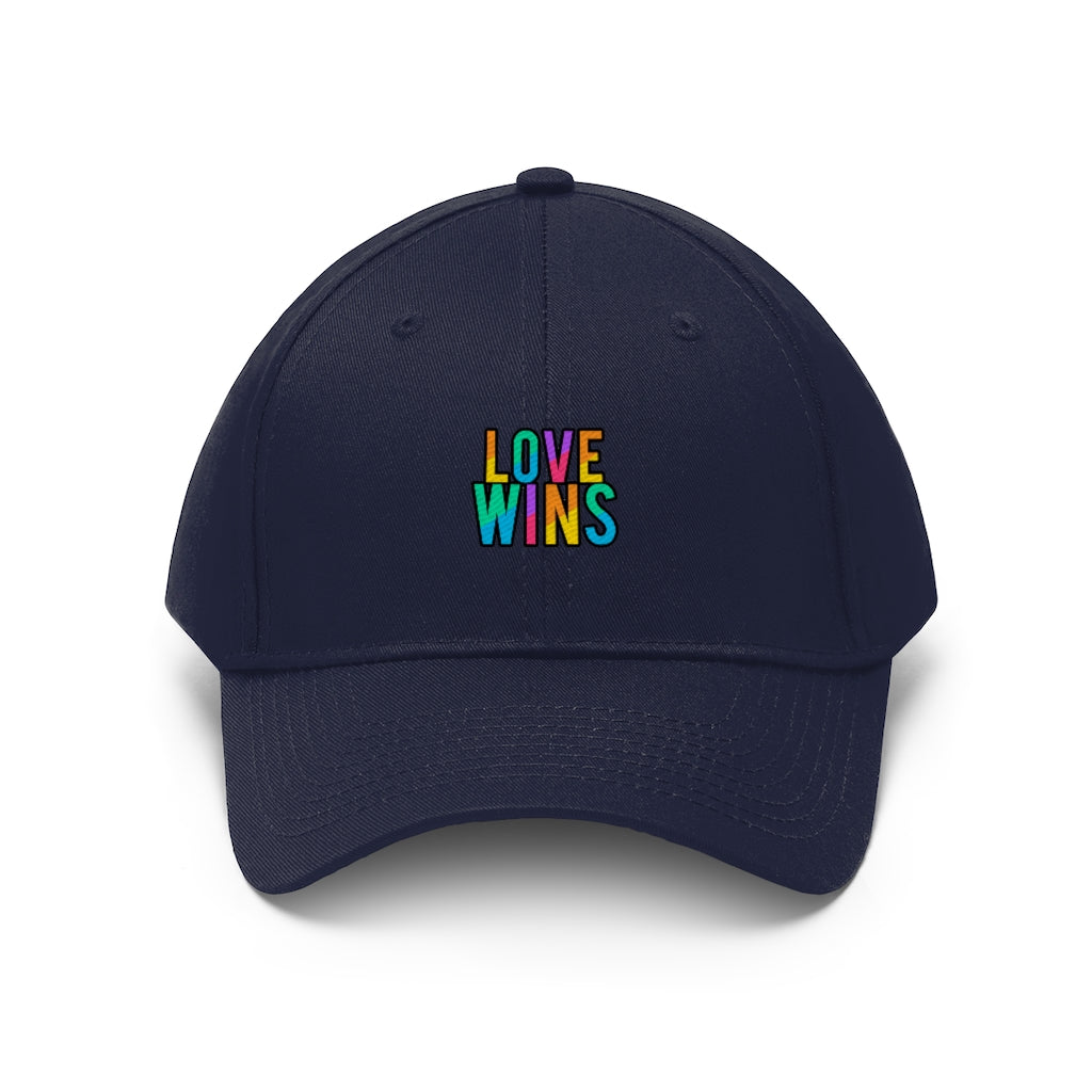 Unisex Twill Cap - Rainbow Love Triumphs