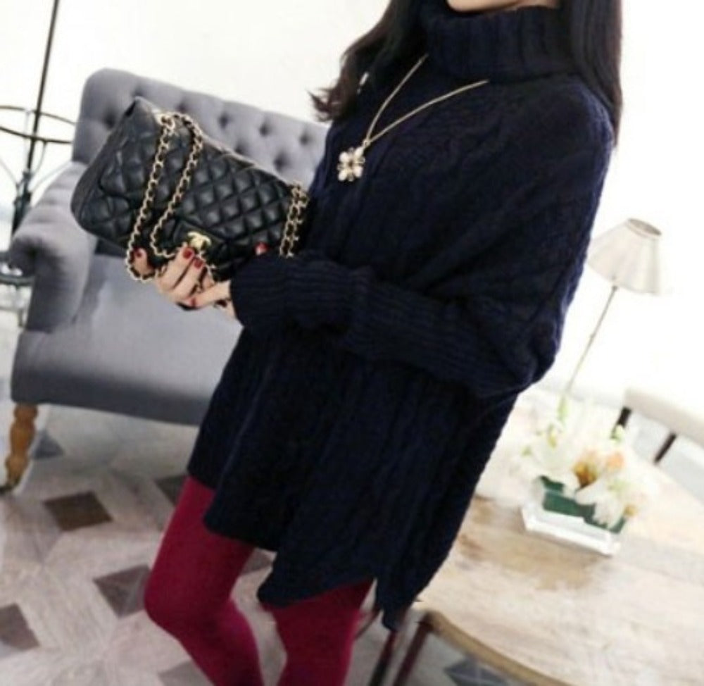 Turtle Neck Women's Sweater - Timeless and Elegant