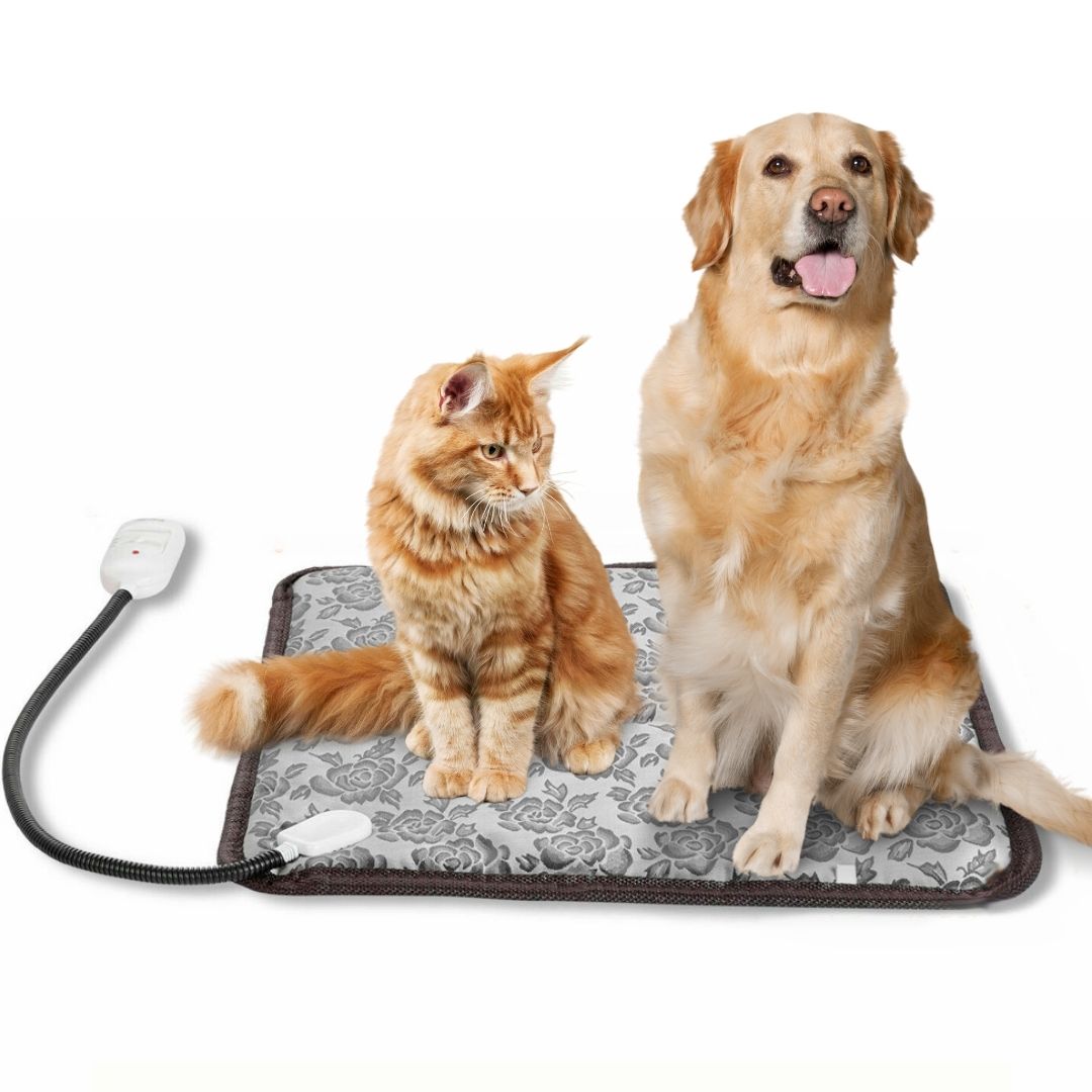 Adjustable Temperature Waterproof Bed Pad with Thermal Heating for Pets