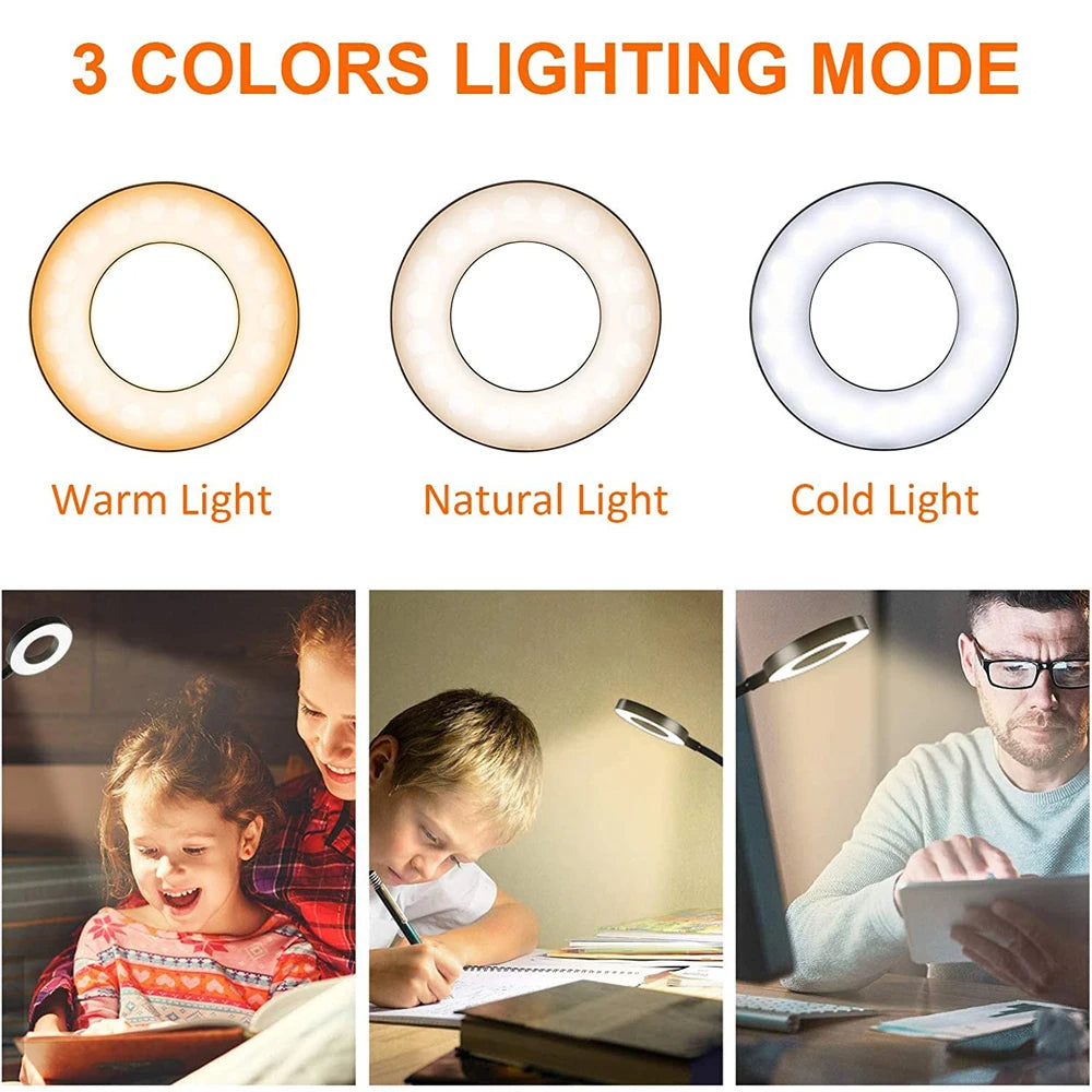 48 LED Clip-On Desktop Light