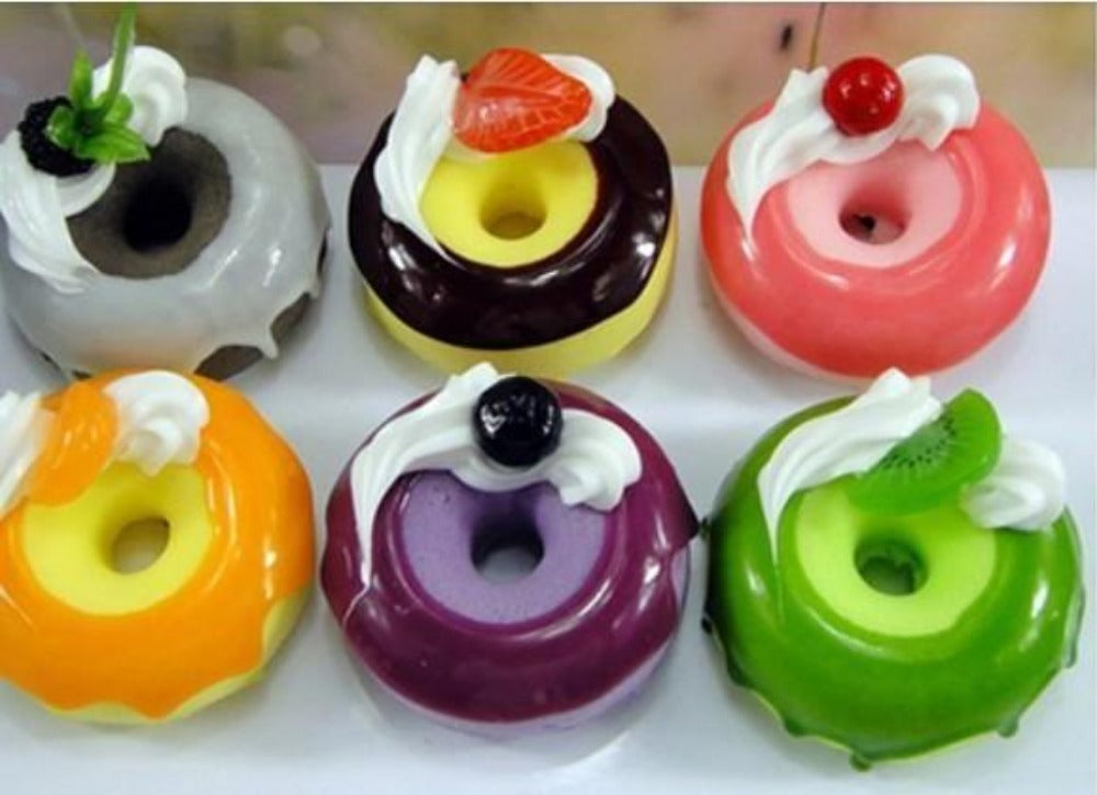 2-Piece Set of Silicone Donut Baking Molds