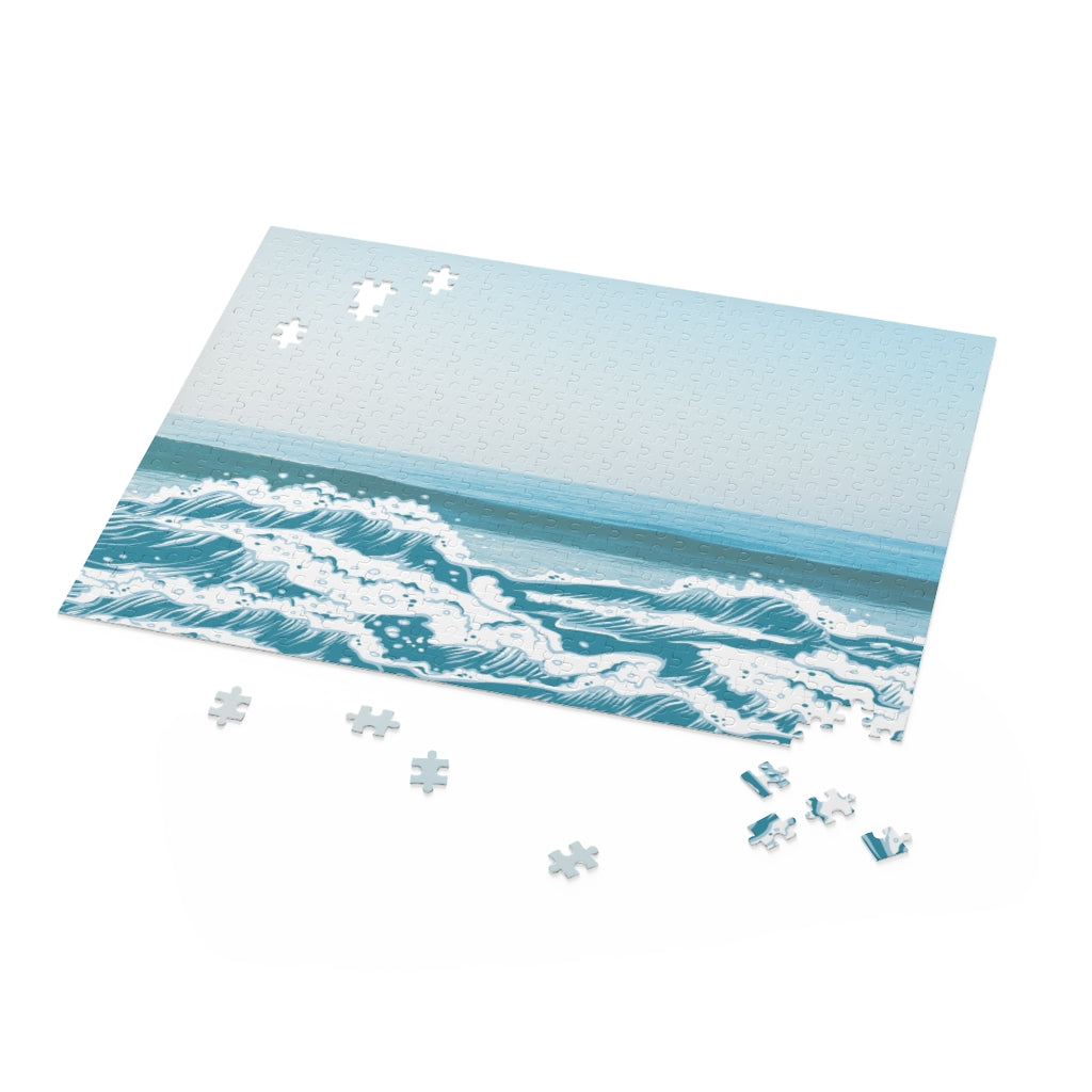 500-Piece Ocean Waves Puzzle for Beach Enthusiasts
