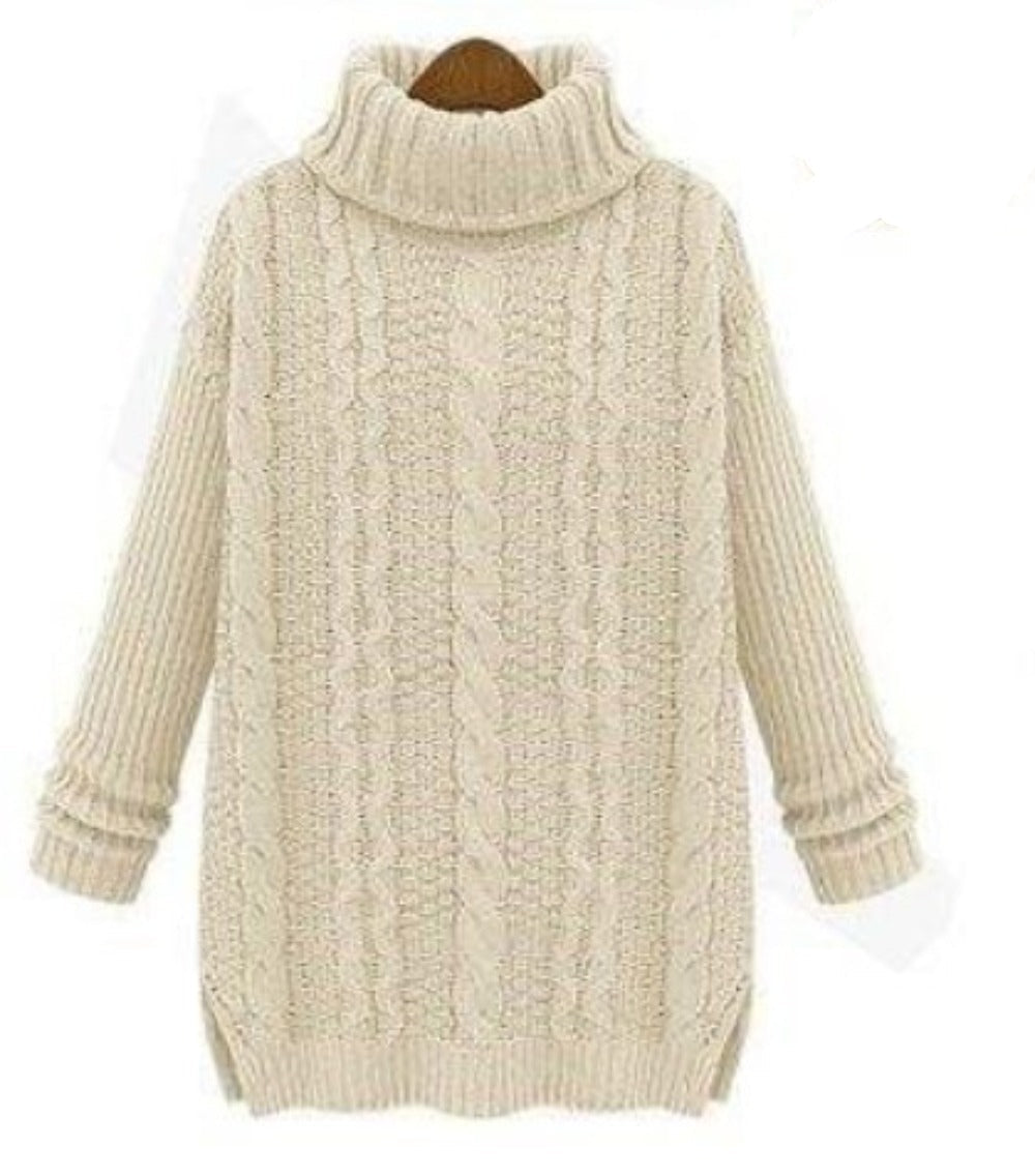 Turtle Neck Women's Sweater - Timeless and Elegant