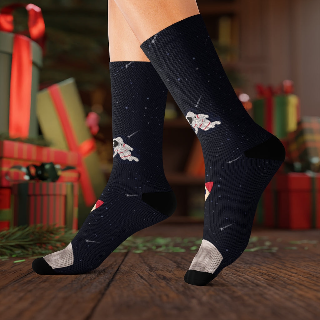 Funny Novelty Socks for Space Enthusiasts