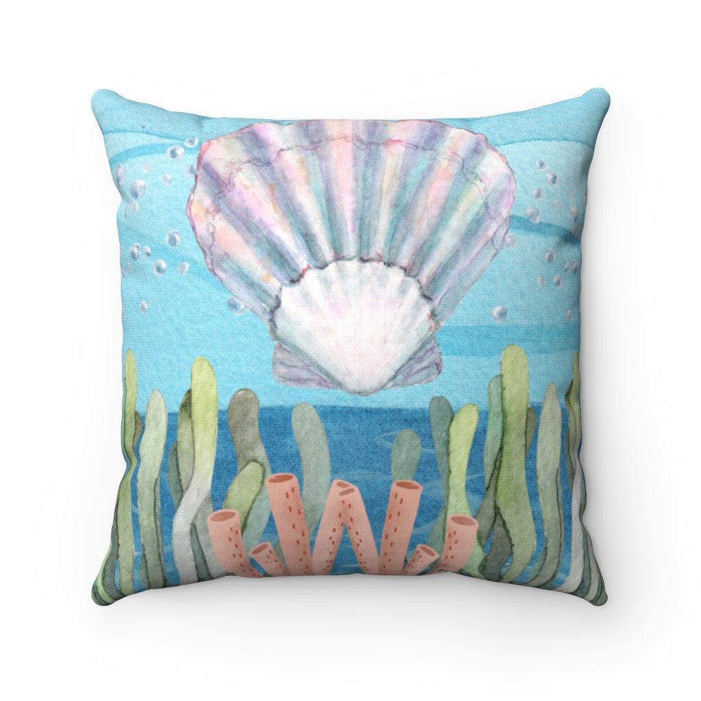 Seashell Patterned Decorative Cushions - Available in 4 Sizes