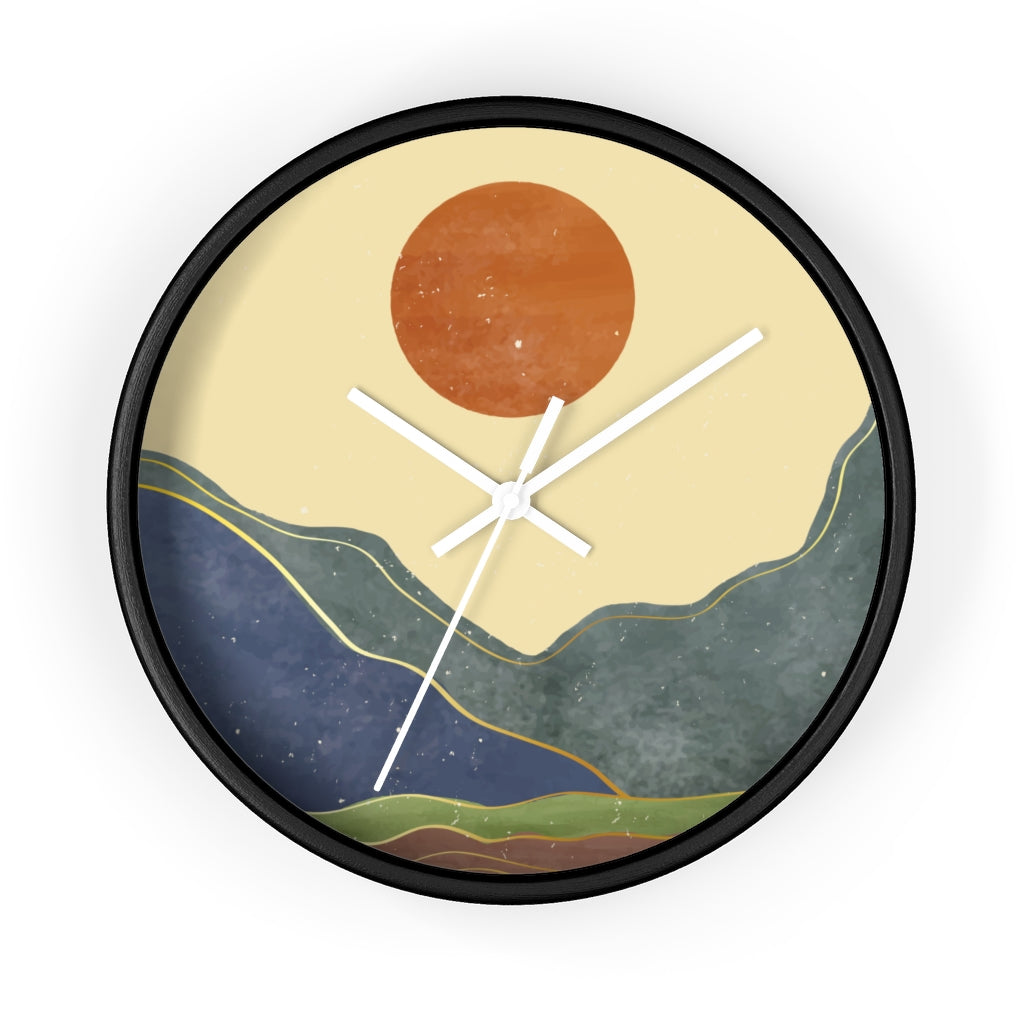 Wall Clock Inspired by the California Sunshine