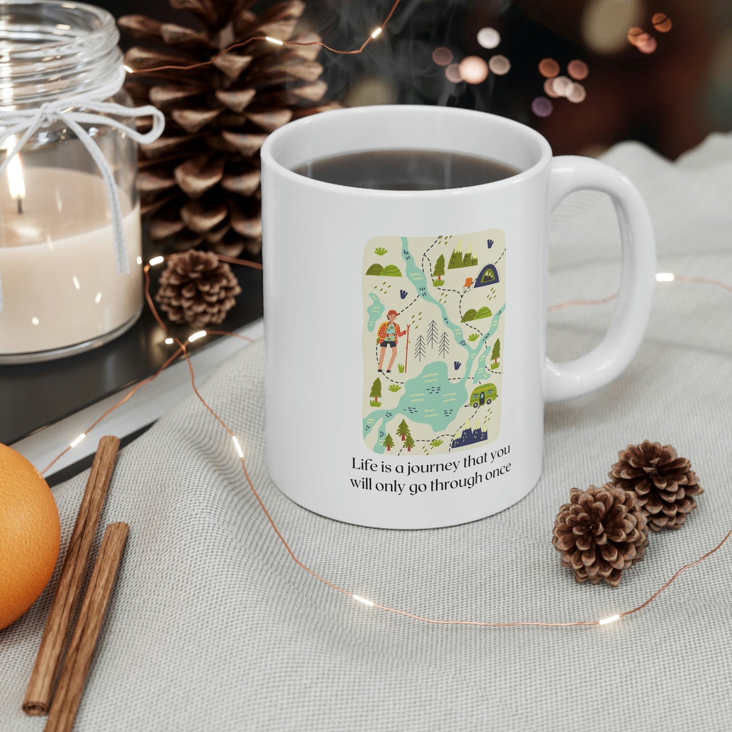 Life's Voyage Coffee and Tea Mug