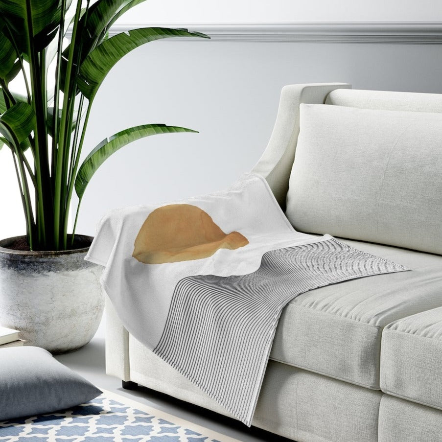 Sunshine Abstract Plush Throw Blanket - Available in 3 Sizes