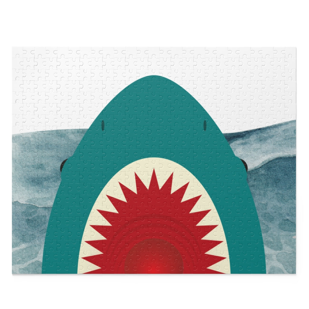 500-Piece Puzzle Featuring Shark Teeth