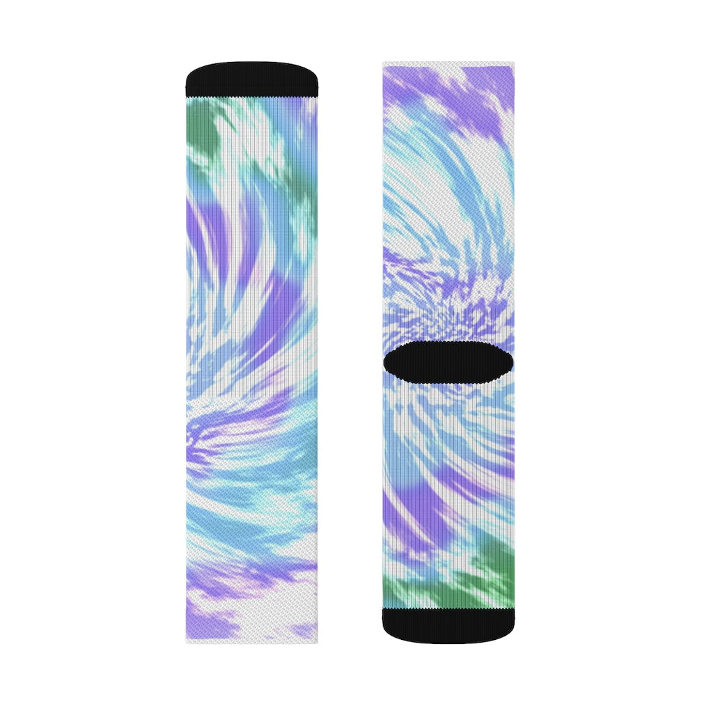 Vibrant Lavender Patterned Socks