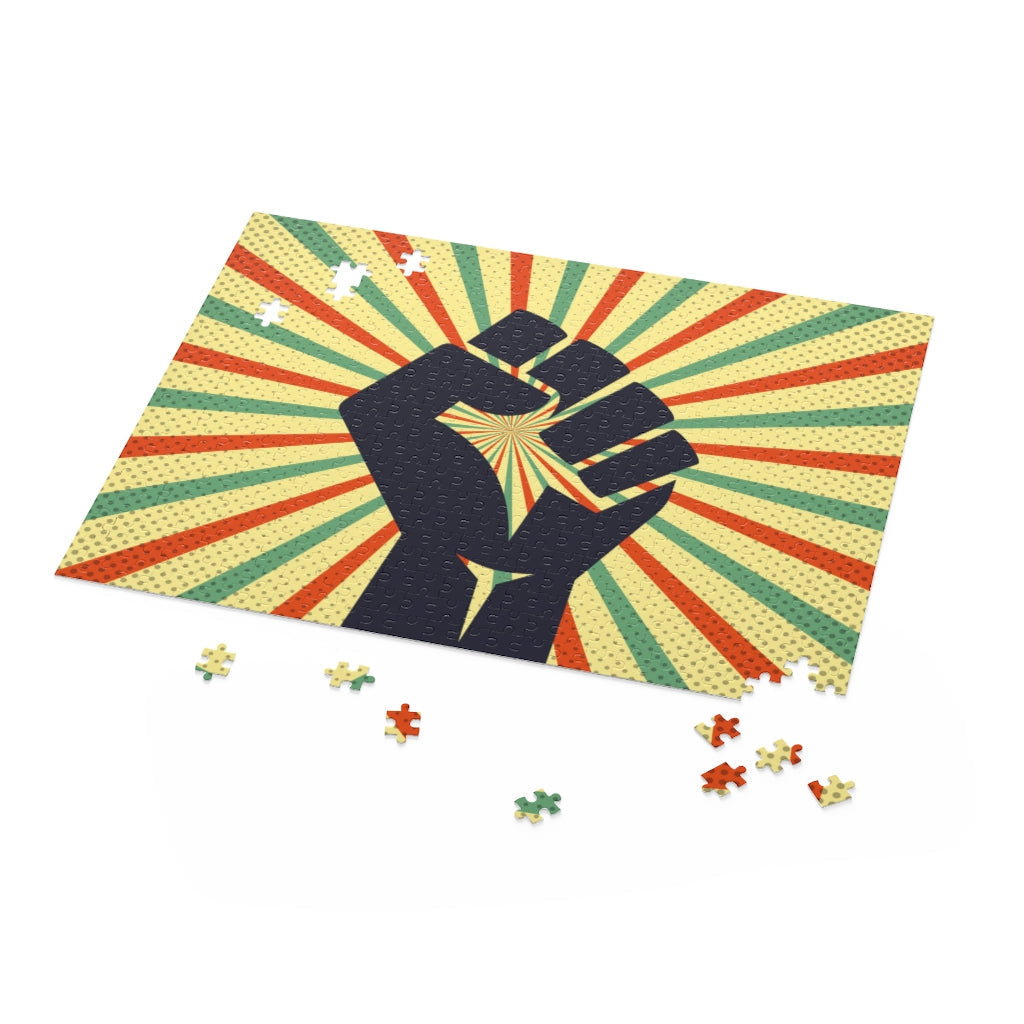 500-Piece Hand Jigsaw Puzzle with a Retro Theme