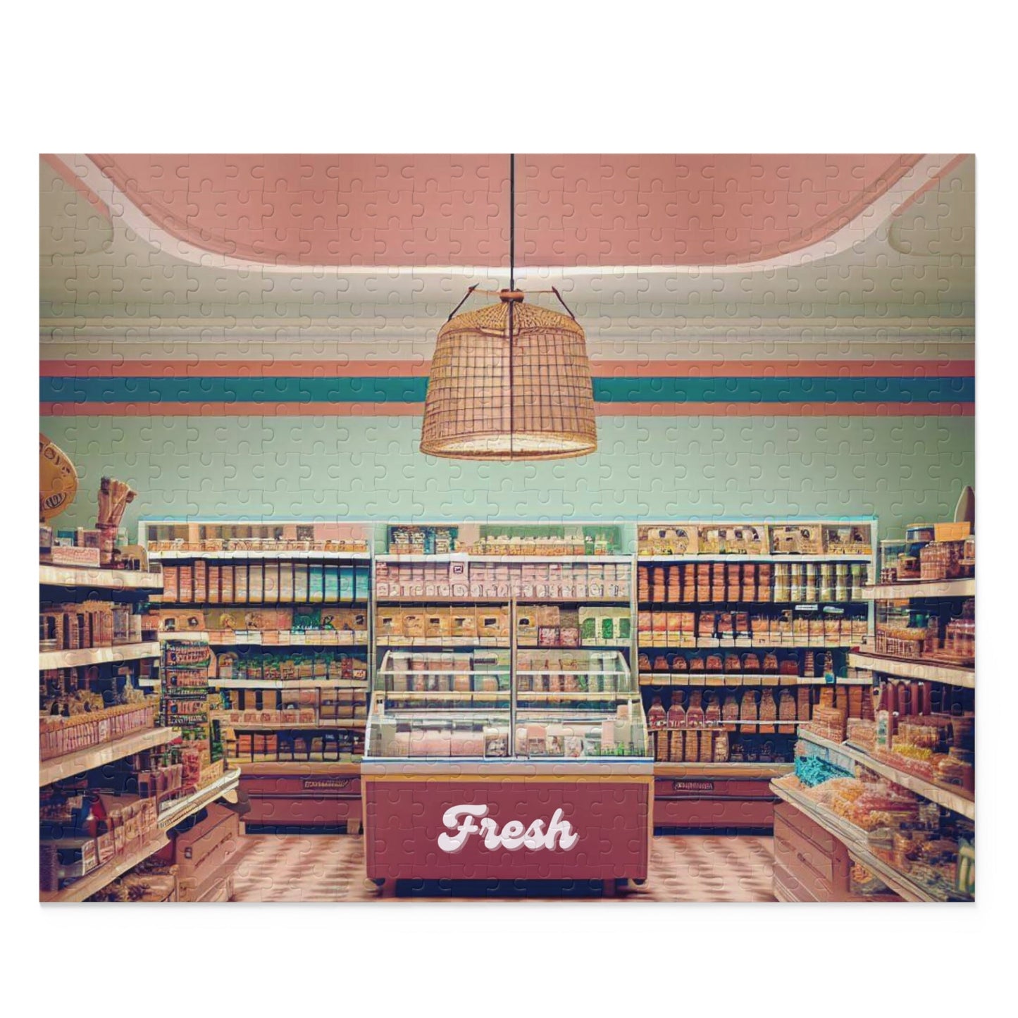 500-Piece Vintage Grocery Store Puzzle