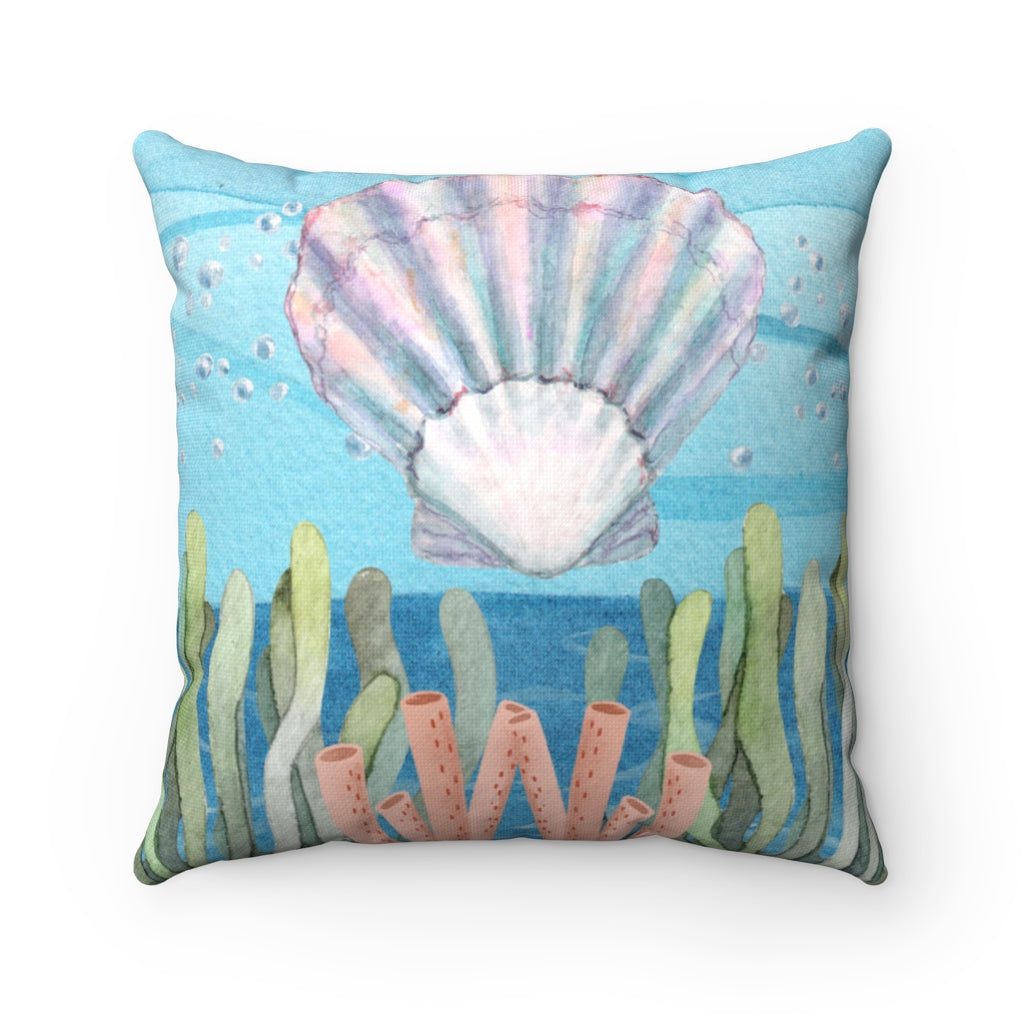 Seashell Patterned Decorative Cushions - Available in 4 Sizes