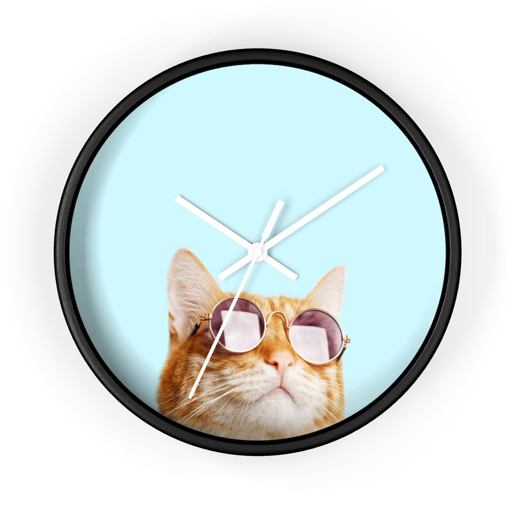 The Right Cat Wall Clock