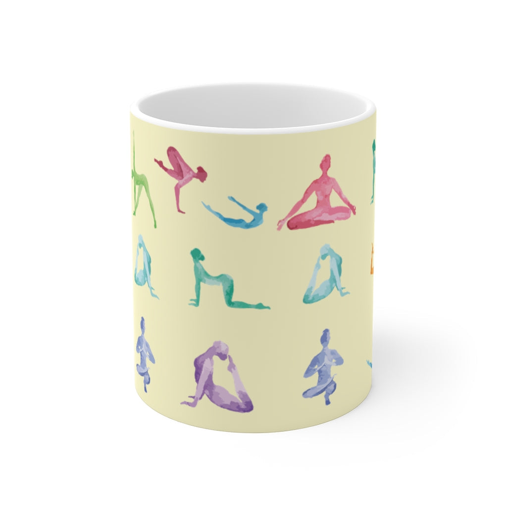 Yoga Poses Coffee Cup