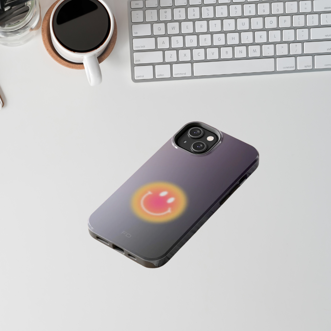 Wireless Charging Smiley Face iPhone Case