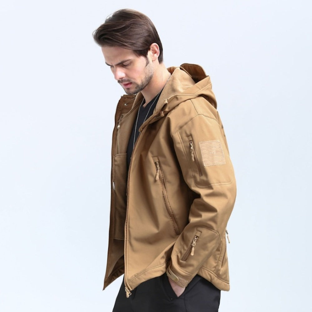 Wind and Waterproof Military-Inspired Men's Jacket