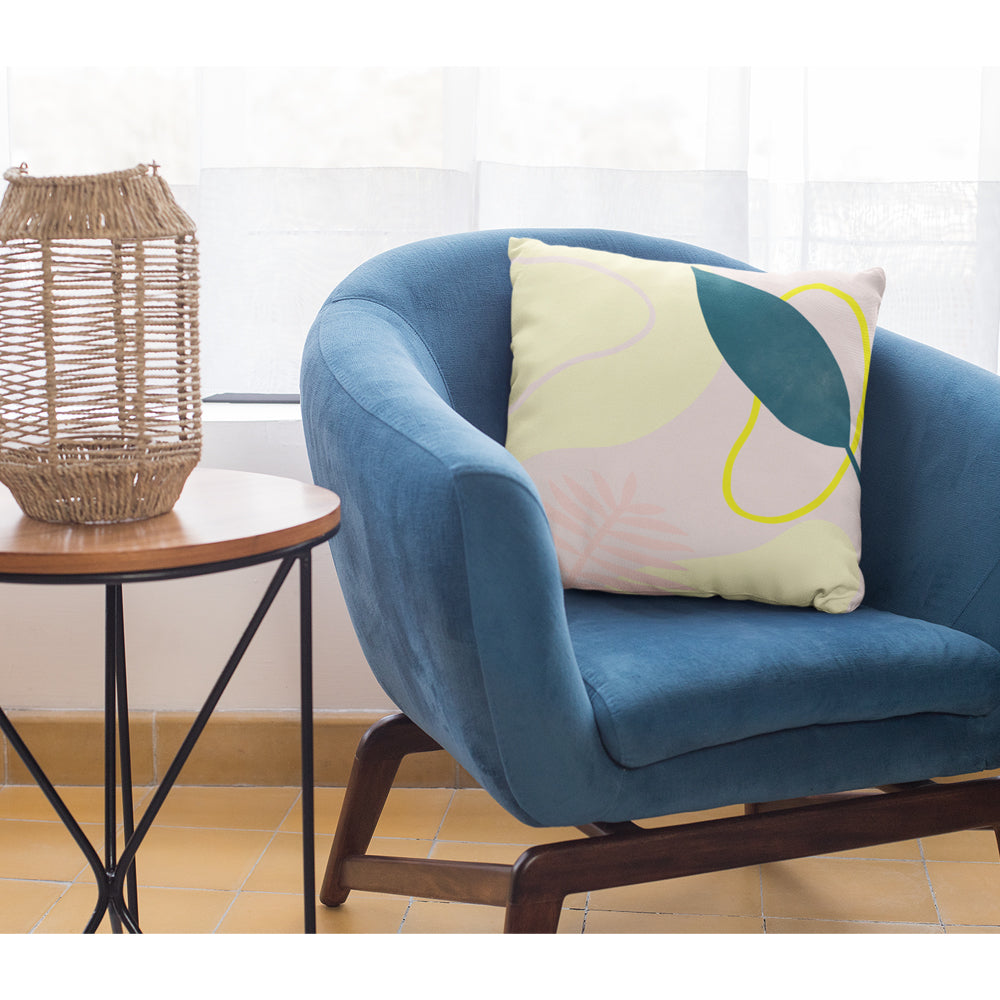 Green Leaf Square Pillow - 4 Sizes: Home Decor Accents That Bring a Summery Vibe