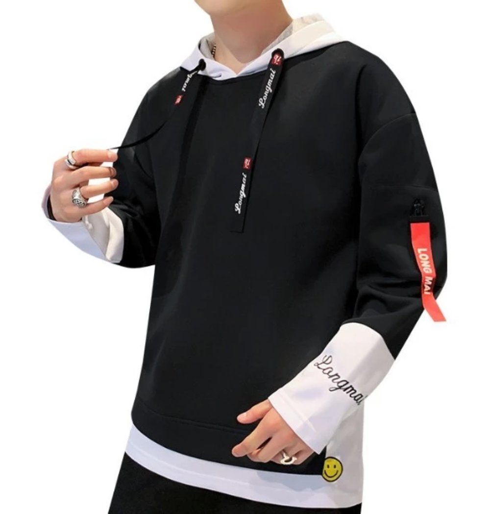 KPOP-Inspired Men's Fashion Hoodie