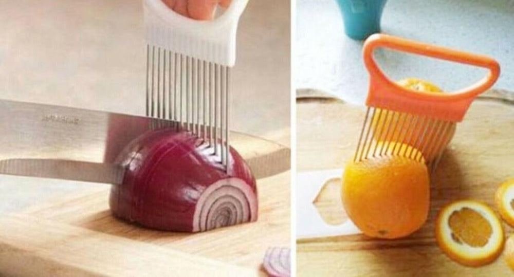 4-Piece Stainless Steel Vegetable Cutter Stand
