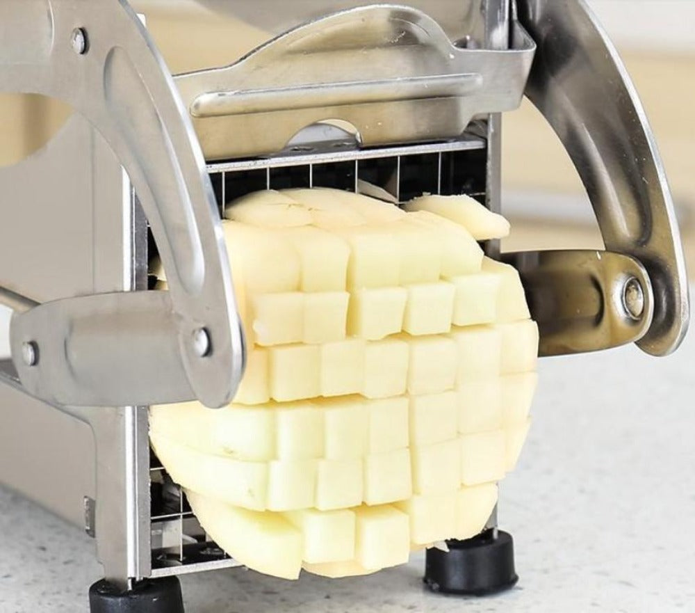 Two Varieties of Blades Stainless Steel Potato and French Fries Cutter