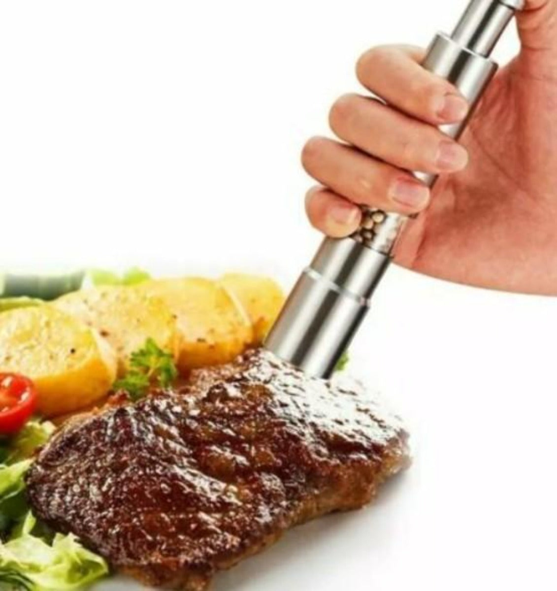 Stainless Steel Deluxe Salt and Pepper Spice Mill