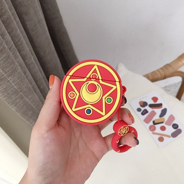 Silicone Airpods Case with Cartoon Design