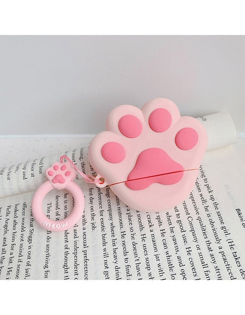 Silicone Airpods Case with Cartoon Design