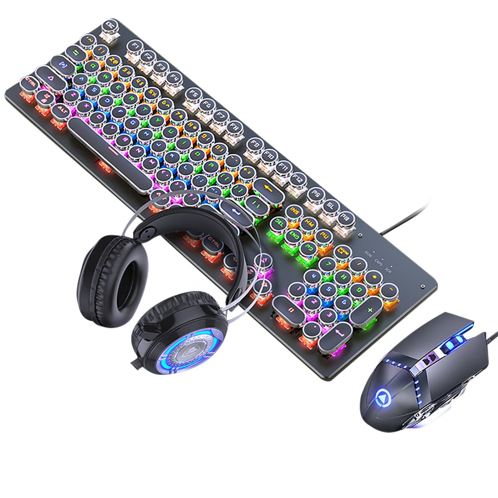 X1Z Ninja Dragon Gaming Keyboard Mouse Set with Gaming Headphones