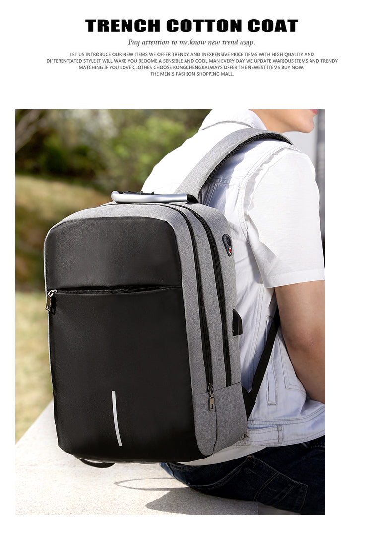 Versatile Shockproof Backpack with USB and Audio Jack