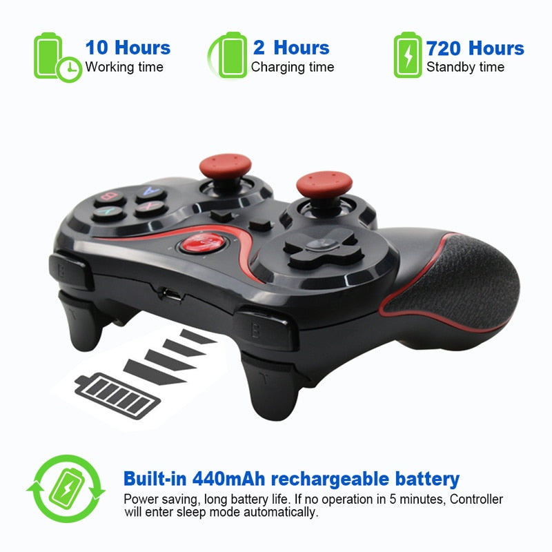 Wireless Bluetooth Mobile Gaming Controller for Android and PCs - Dragon TX3 Edition