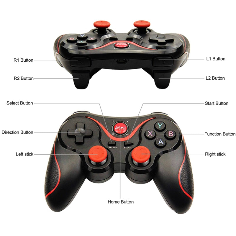 Wireless Bluetooth Mobile Gaming Controller for Android and PCs - Dragon TX3 Edition